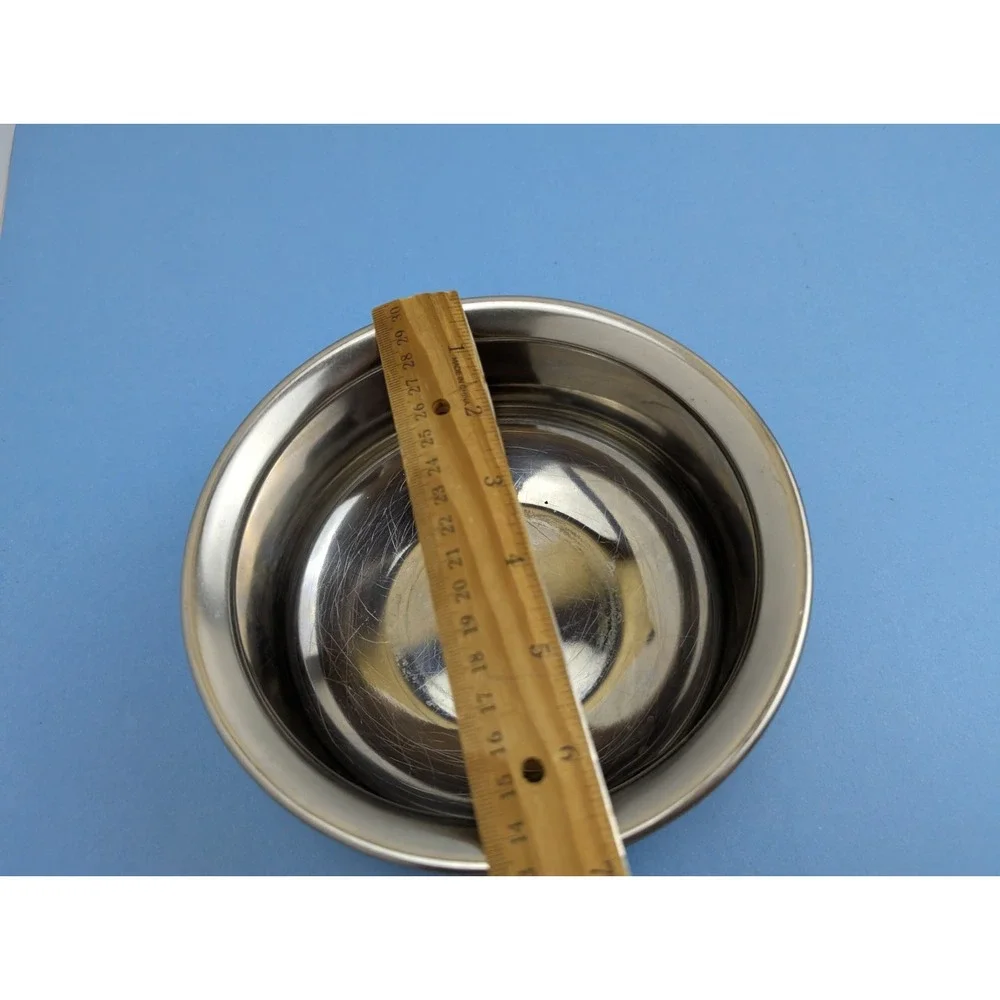 TERA India Hammered Copper Stainless Steel Double Wall Serving Dish Pot 6.75 In